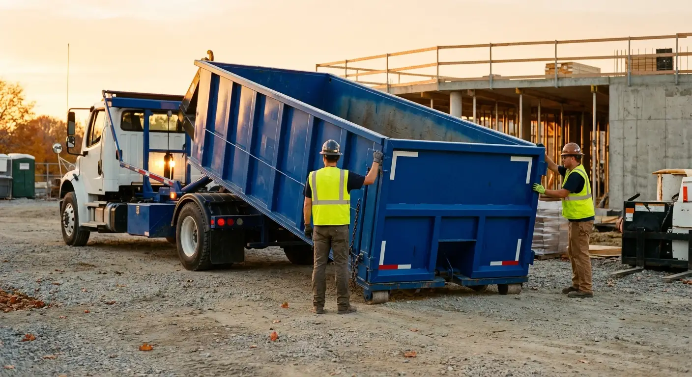 Commercial dumpster rental delivery in Austin, TX