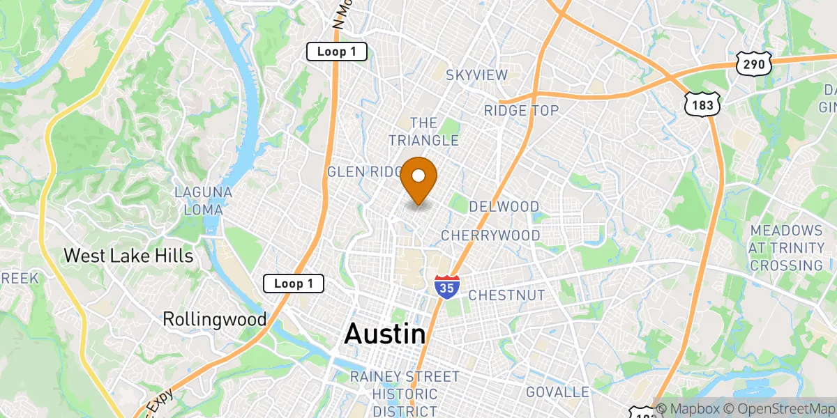  neighborhood map in Austin, TX