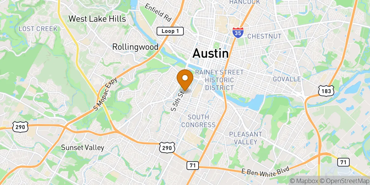  neighborhood map in Austin, TX